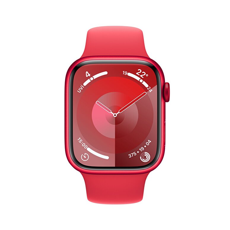 Apple Watch Series 9 GPS + Cellular 45mm (PRODUCT)RED Alüminyum Kasa ve (PRODUCT)RED Spor Kordon - S/M - MRYE3TU/A MRYE3TU/A
