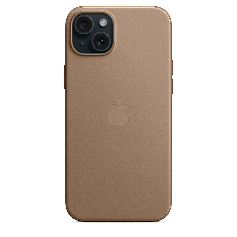 Apple iPhone 15 Plus için MagSafe özellikli Mikro Dokuma Kılıf - Vizon Grisi MT473ZM/A