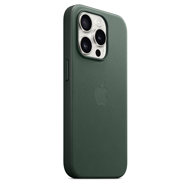 Apple iPhone 15 Pro için MagSafe özellikli Mikro Dokuma Kılıf - Kermes Meşesi MT4U3ZM/A