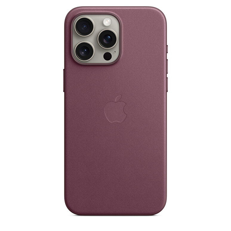 iPhone 15 Pro Max için MagSafe özellikli Mikro Dokuma Kılıf - Karadut MT4X3ZM/A