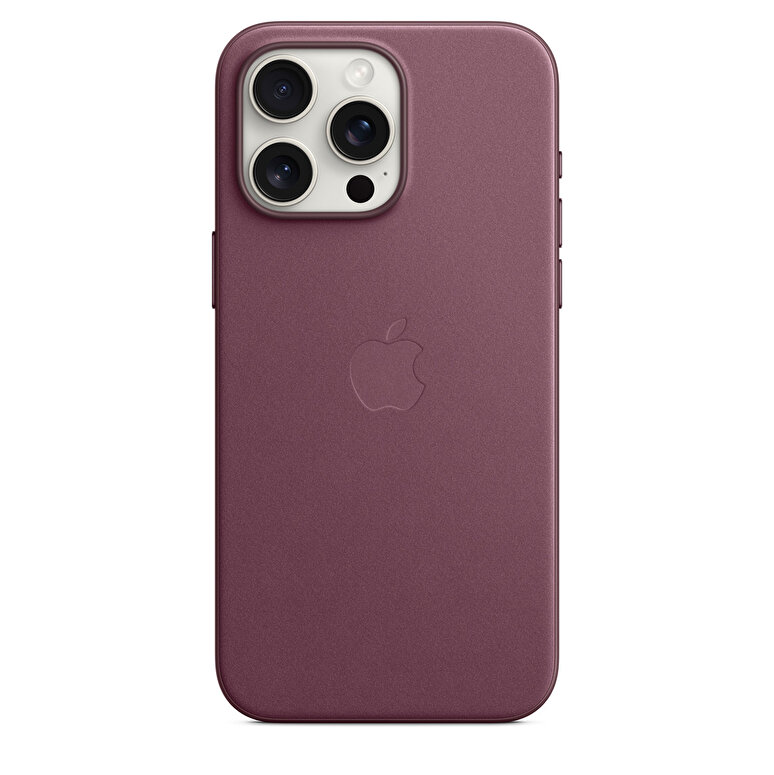 iPhone 15 Pro Max için MagSafe özellikli Mikro Dokuma Kılıf - Karadut MT4X3ZM/A
