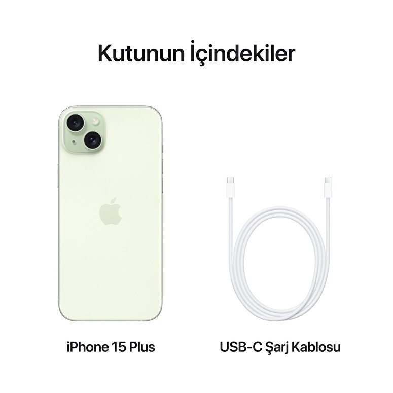 Apple iPhone 15 Plus 256GB Yeşil  MU1G3TU/A