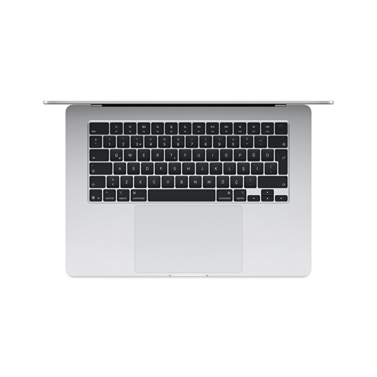 Apple MacBook Air 15' M4 Çip 10 Çekirdekli CPU 10 Çekirdekli GPU 16GB Bellek 512GB SSD Gümüş MW1H3TU/A