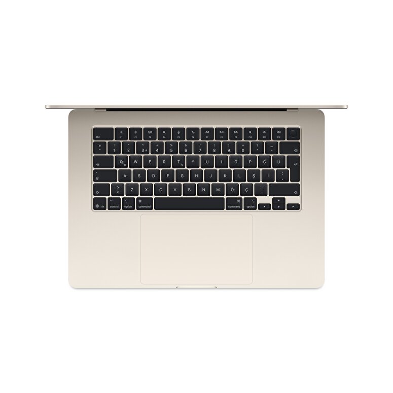 Apple MacBook Air 15' M4 Çip 10 Çekirdekli CPU 10 Çekirdekli GPU 16GB Bellek 512GB SSD Yıldız Işığı MW1K3TU/A