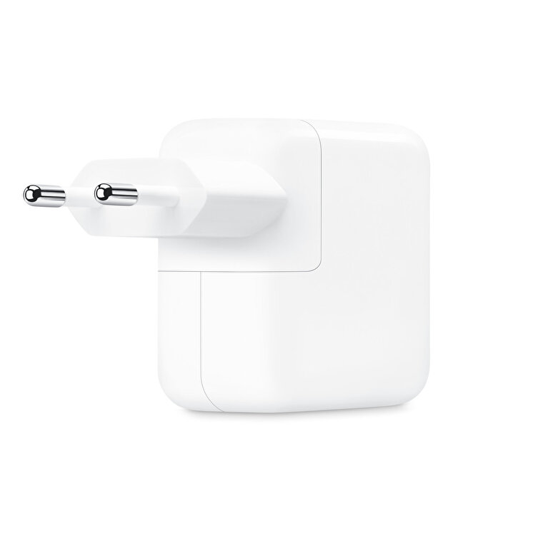 35 W Çift USB-C Bağlantı Noktalı Güç Adaptörü MW2K3TU/A