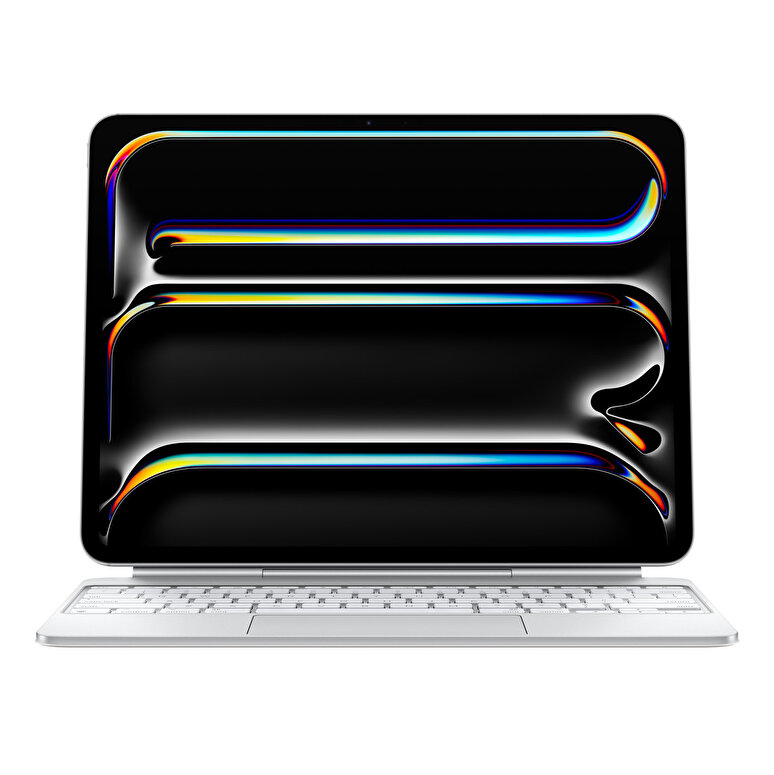 13 inç iPad Pro (M4) için Magic Keyboard - Türkçe Q Klavye - Beyaz MWR43TQ/A