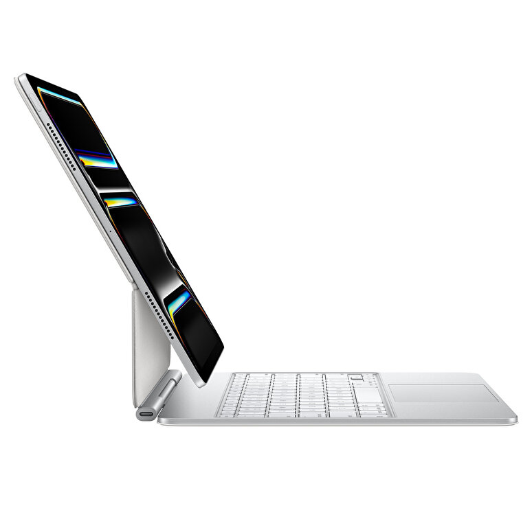 13 inç iPad Pro (M4) için Magic Keyboard - Türkçe Q Klavye - Beyaz MWR43TQ/A