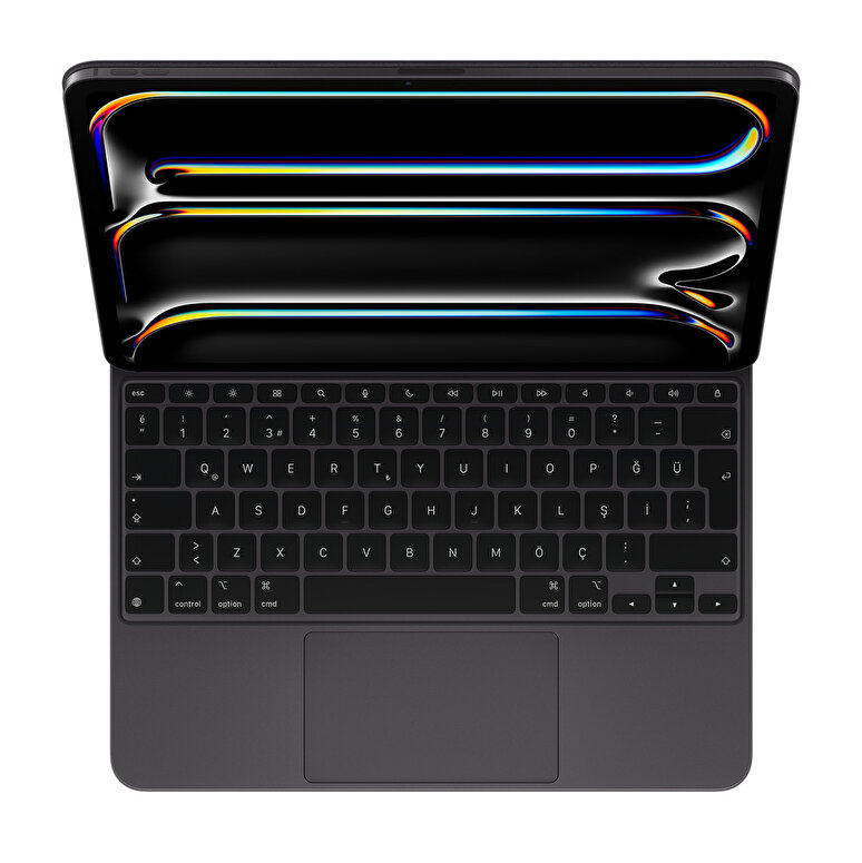 13 inç iPad Pro (M4) için Magic Keyboard - Türkçe Q Klavye - Siyah MWR53TQ/A