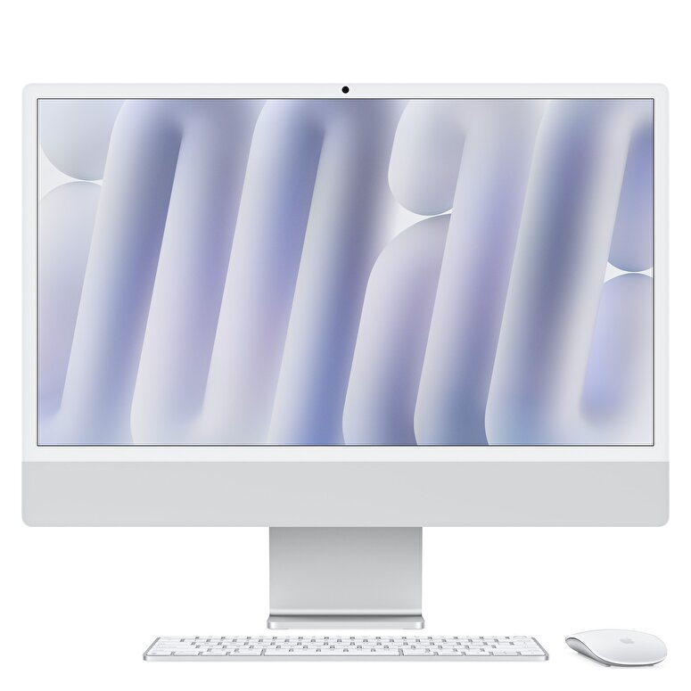 Apple iMac 24inc Retina 4.5K, M4 10-core CPU, 10-core GPU, 16GB Bellek, 256GB SSD, Gümüş - MWUU3TU/A MWUU3TU/A