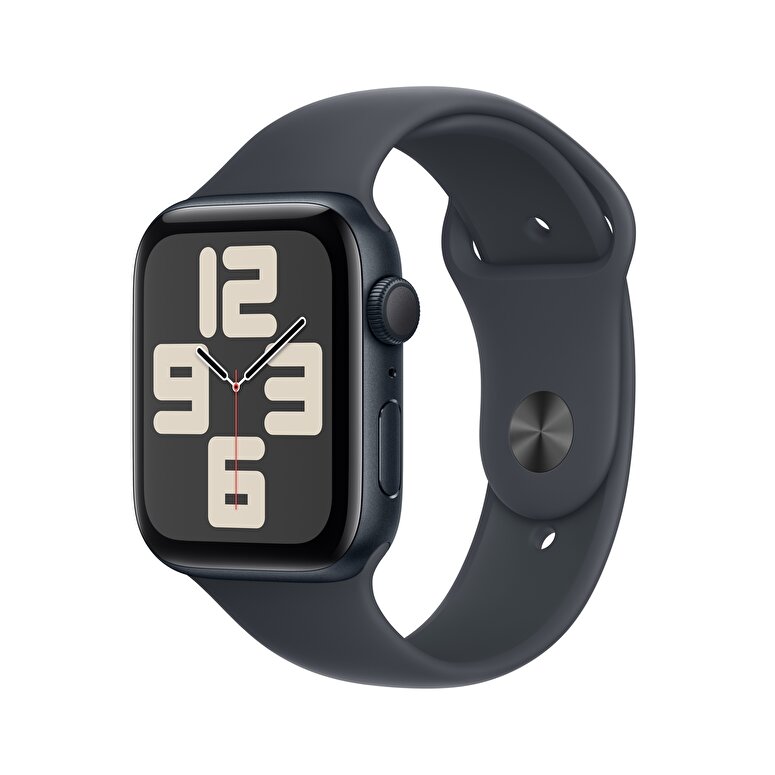 Apple Watch SE GPS 40mm Gece Yarısı Alüminyum Kasa  Gece Yarısı Spor Kordon - S/M  MXE73TU/A
