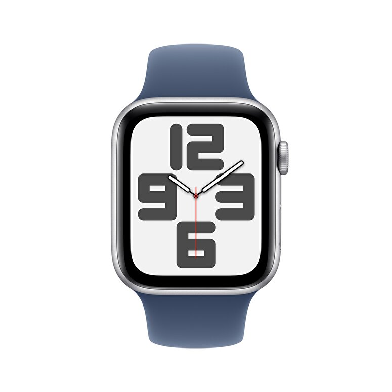 Apple Watch SE GPS + Cellular 40mm Gümüş Rengi Alüminyum Kasa  Kot Rengi Spor Kordon - M/L  MXGG3TU/A