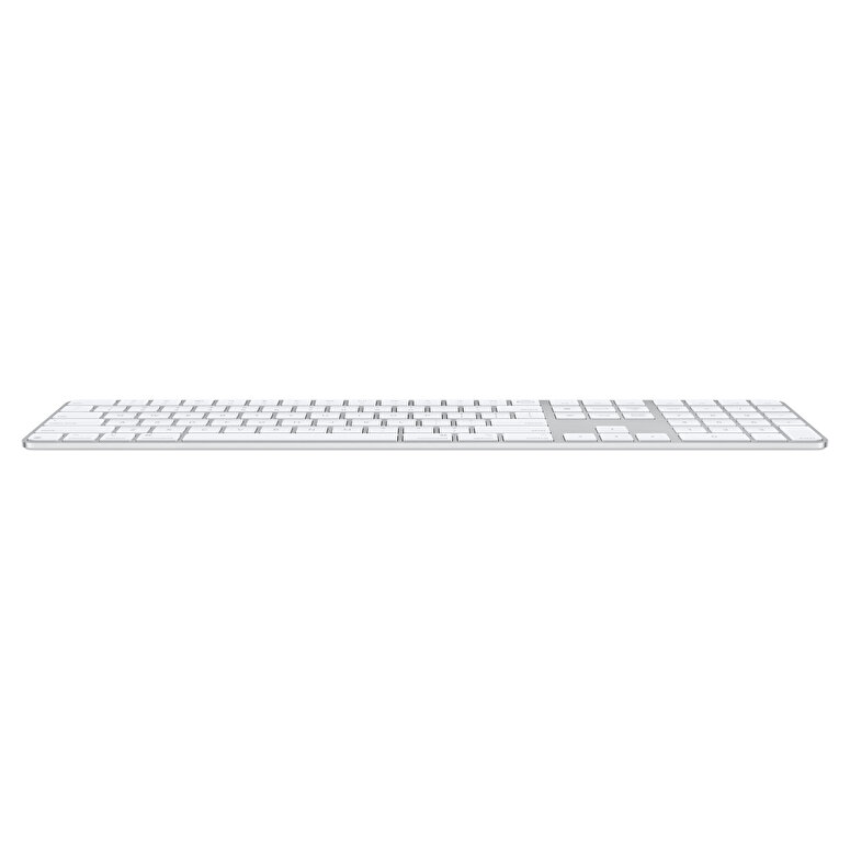 Apple çipli Mac modelleri için Touch ID özellikli ve Sayısal Tuş Takımlı Magic Keyboard (USB–C) - Türkçe Q Klavye - Beyaz Tuşlar MXK73TQ/A