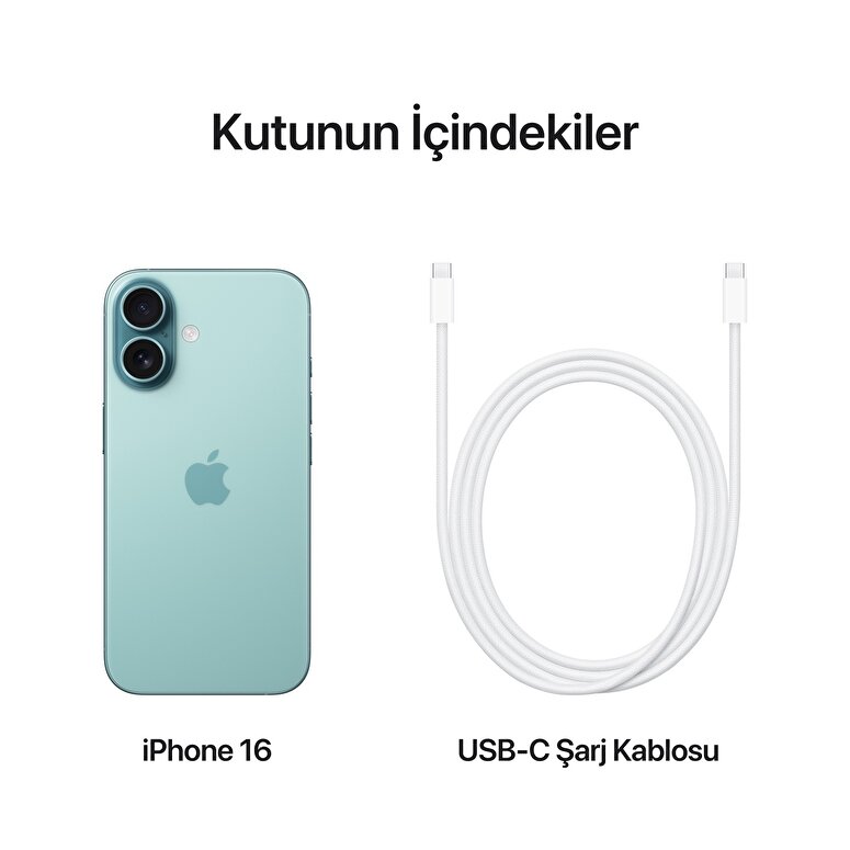 Apple iPhone 16 256GB Deniz Mavisi  MYEJ3TU/A