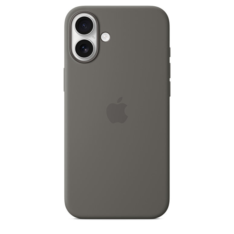 iPhone 16 Plus için MagSafe özellikli Silikon Kılıf - Taş Grisi MYYC3ZM/A