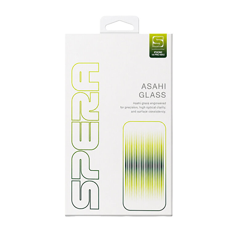 Spera iPhone 18 Pro Max Asahi Glass Ekran Koruyucu SP-SP012