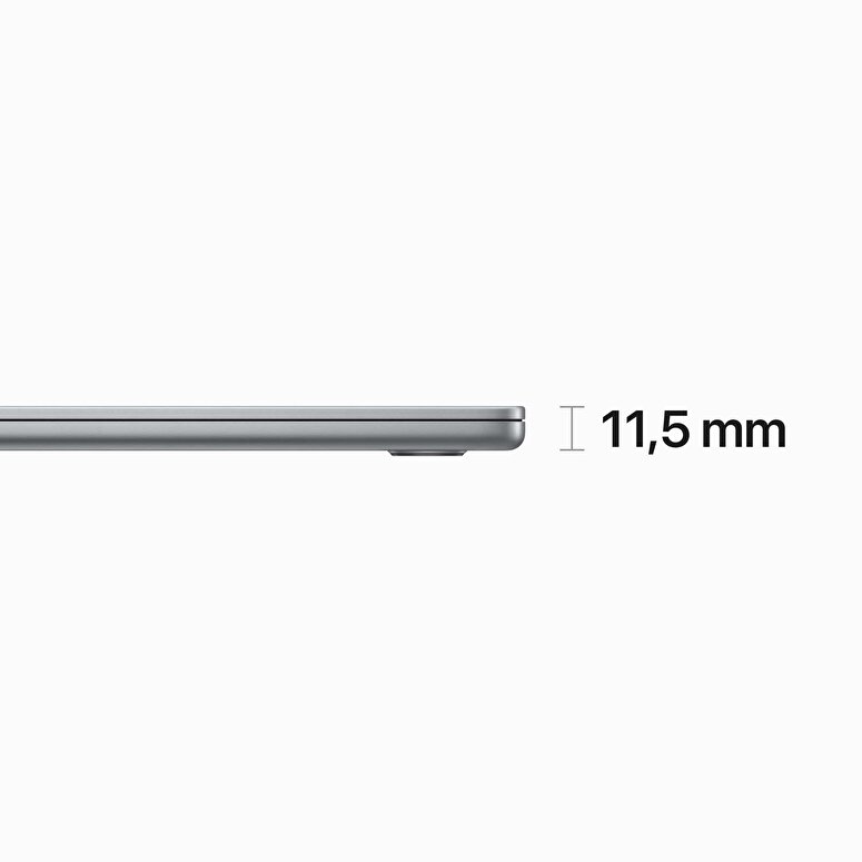 Apple MacBook Air 15' M2' Çip 8 Çekirdekli CPU 10 Çekirdekli GPU 8 GB Bellek 1 TB SSD Uzay Grisi Z18N000VS