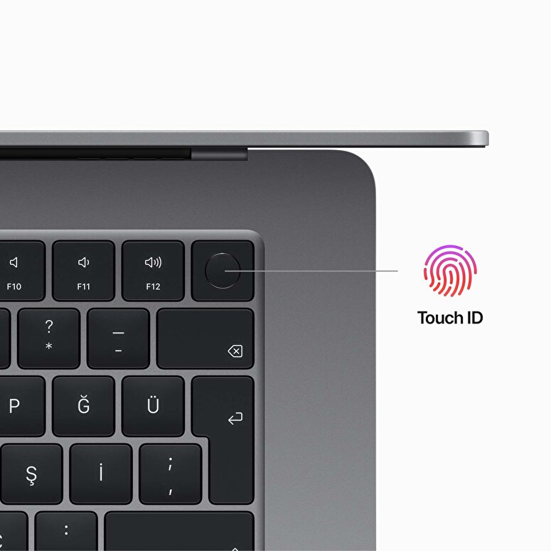 Apple MacBook Air 15' M2' Çip 8 Çekirdekli CPU 10 Çekirdekli GPU 8 GB Bellek 1 TB SSD Uzay Grisi Z18N000VS