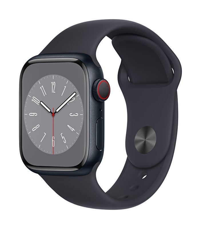 Apple Watch Series 8 GPS + Cellular 41mm Gece Yarısı Alüminyum Kasa (Demo) 3K615TU/A