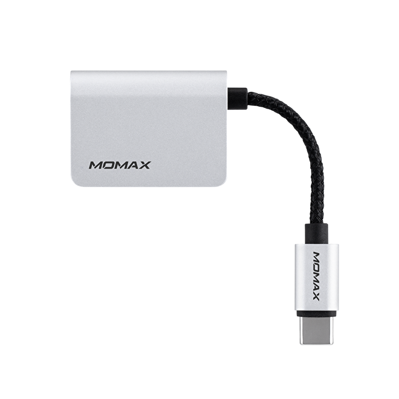 Momax Onelink USB-C to 3.5mm Audio - Space Gray 4894222058941