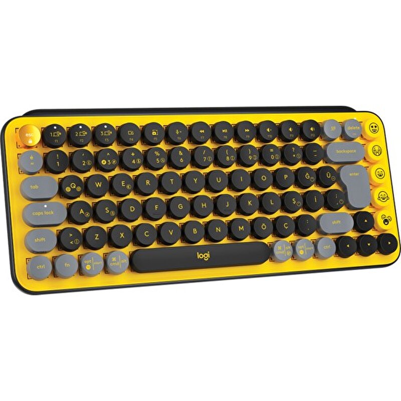 Logitech POP Kablosuz Klavye - Sarı
