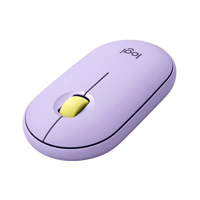Logitech M350 Pepble Kablosuz Mouse - Lila 5099206105096
