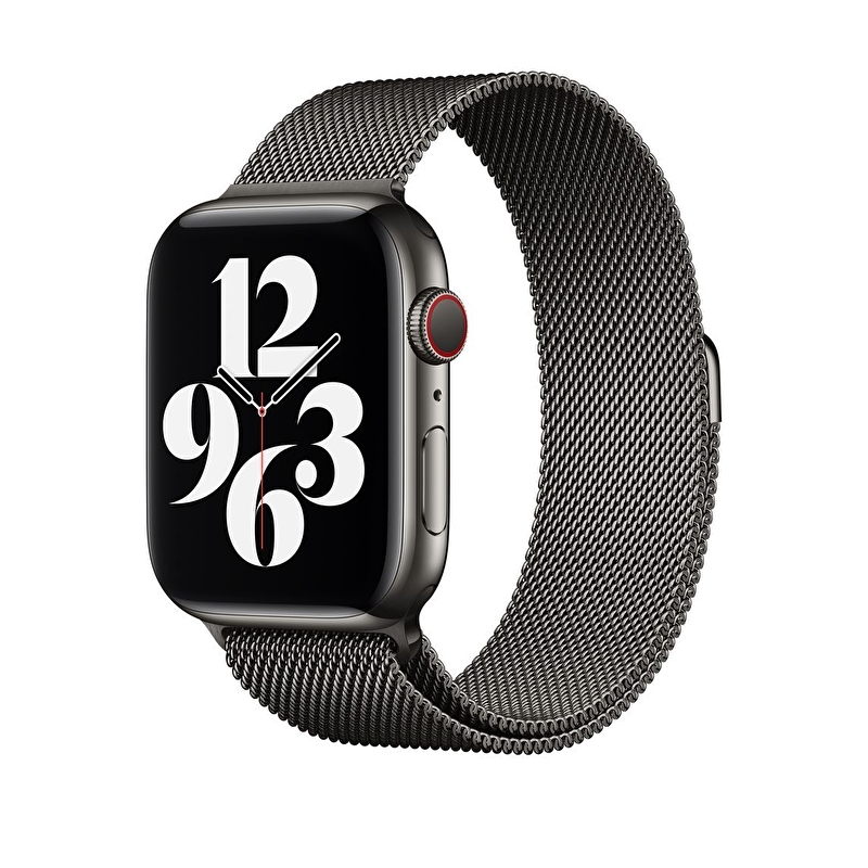 apple graphite milanese loop