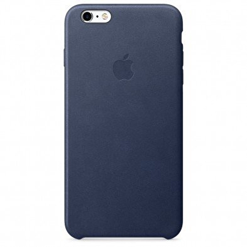 Apple Deri iPhone 6s Plus Kılıfı (Gece Mavisi)