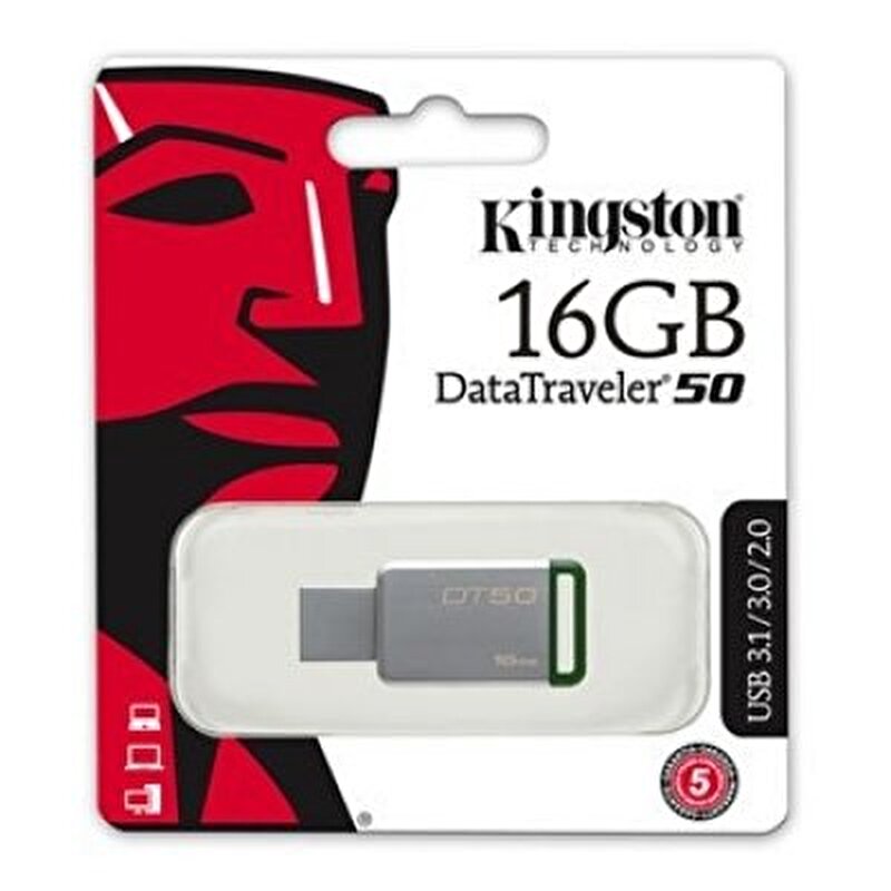 Kingston 16GB DataTraveler USB 3.1 DT50 Flash Disk