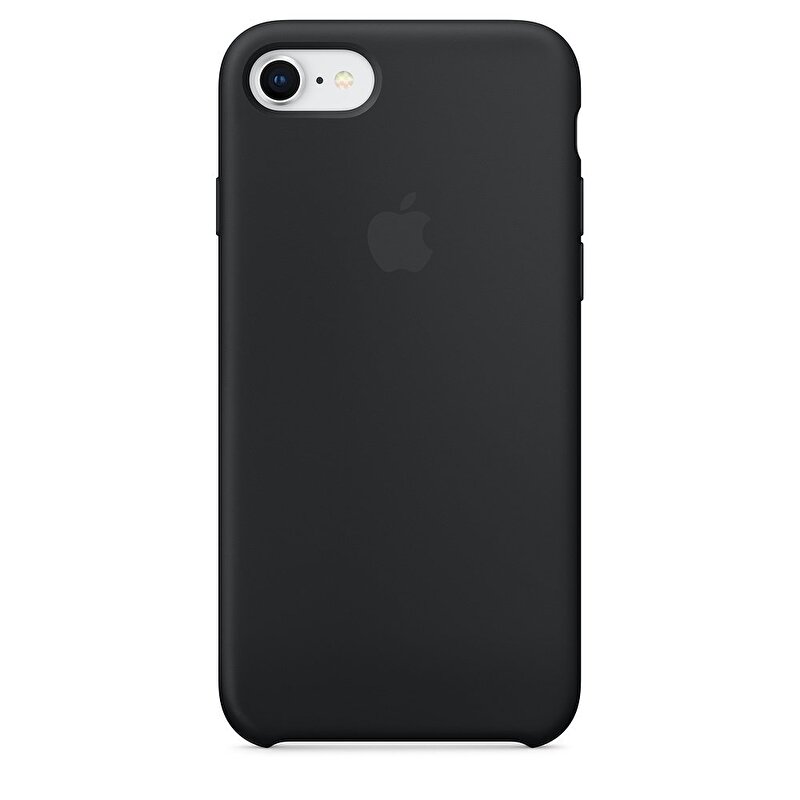 Apple Silikon iPhone  SE / 8 / 7 Kılıfı (Siyah)