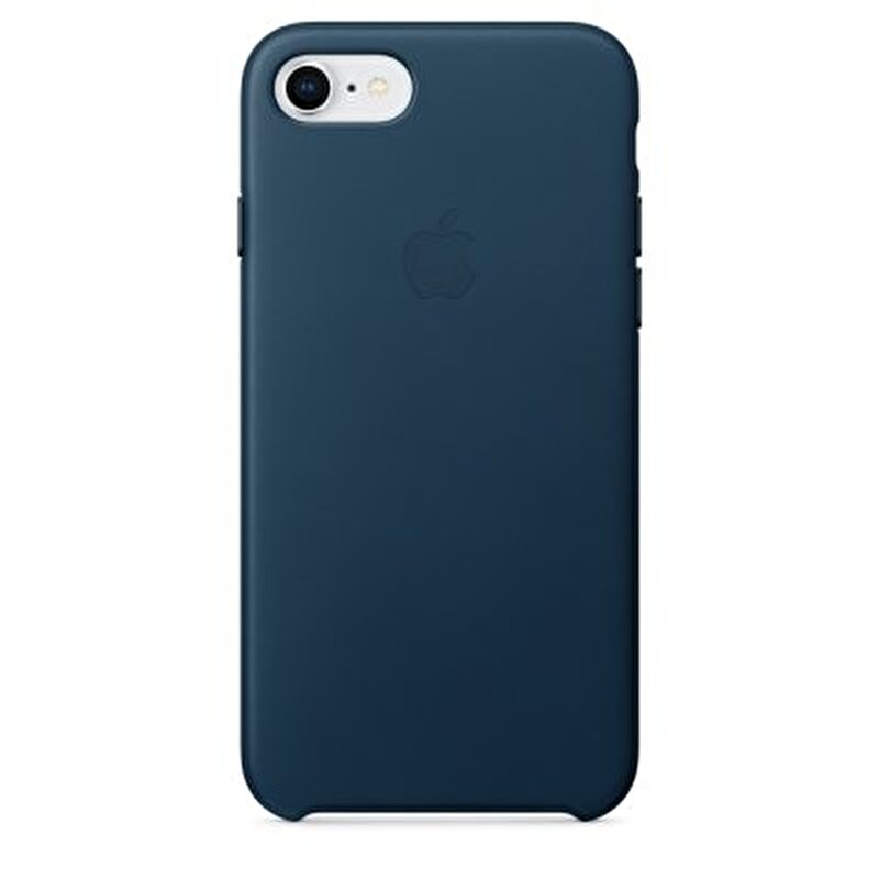 Apple Deri iPhone 8 / 7 Kılıfı (Kozmos Mavisi)