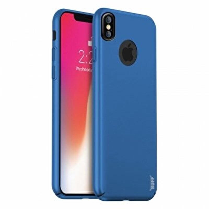 Buff Slim Fit iPhone X - XS Kılıfı (Mavi)