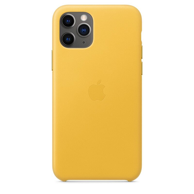 iPhone 11 Pro için Deri Kılıf - Mayer Limon
