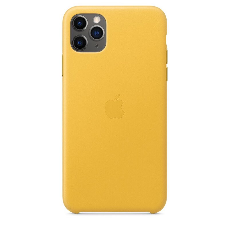 iPhone 11 Pro Max için Deri Kılıf - Mayer Limon