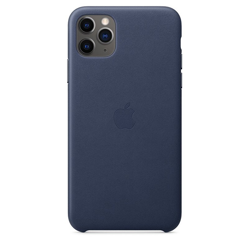 iPhone 11 Pro Max için Deri Kılıf - Gece Mavisi MX0G2ZM/A