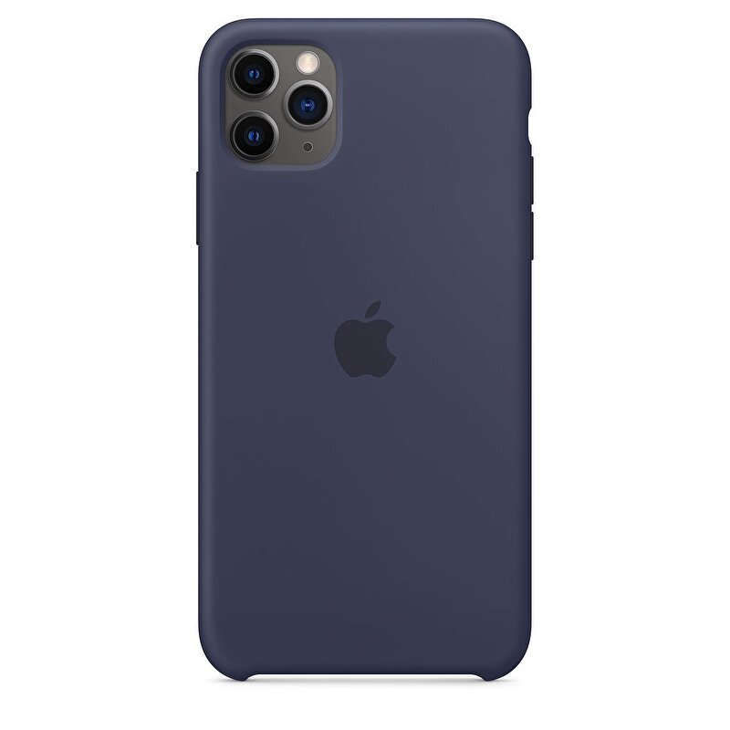 iPhone 11 Pro Max için Silikon Kılıf - Gece Mavisi