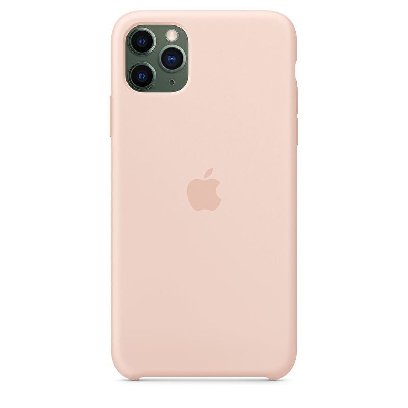 iPhone 11 Pro Max için Silikon Kılıf - Kum Pembesi