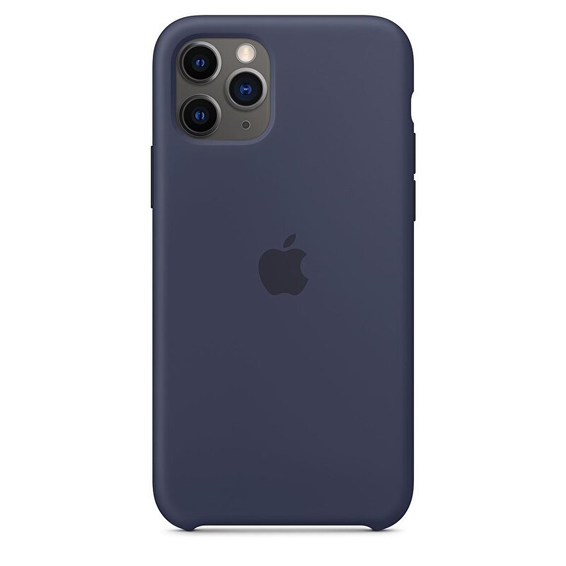 iPhone 11 Pro için Silikon Kılıf - Gece Mavisi
