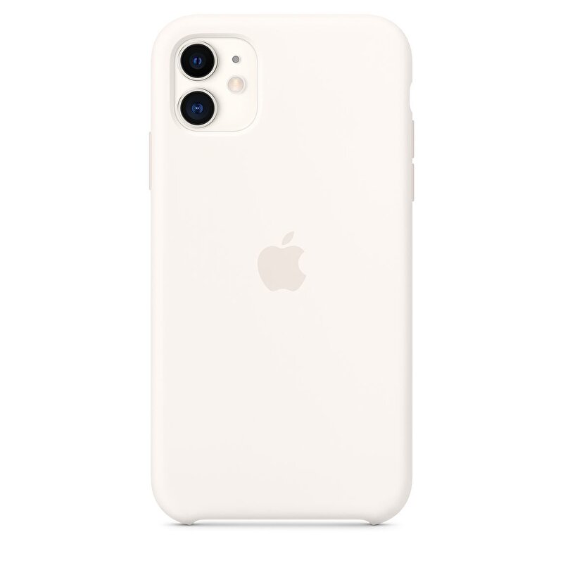 iPhone 11 için Silikon Kılıf - Beyaz