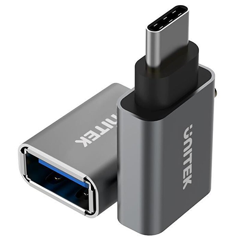 Unitek USB 3.1 Type C USBA Adaptör Gri