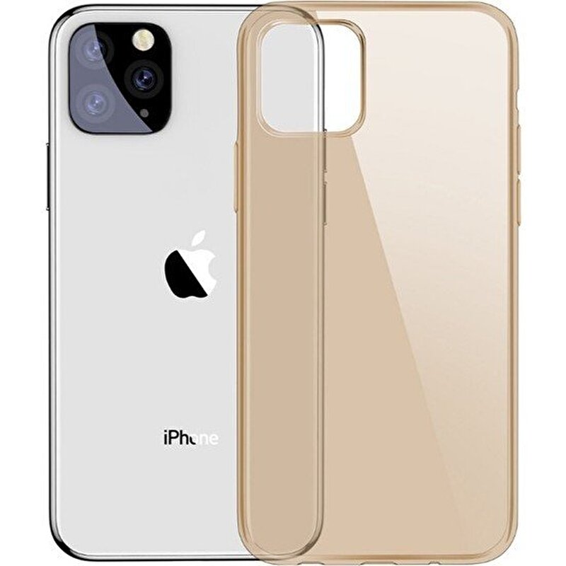 Baseus Simplicity iPhone 11 Pro Silikon Kılıf Altın