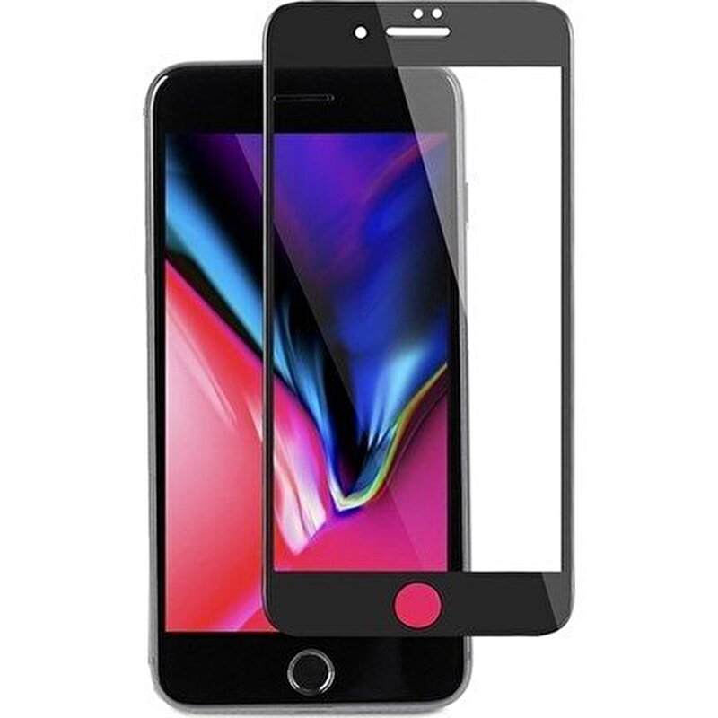 PRO 9H iPhone 8 / 7 Full Tempered Glass Siyah Cam Ekran Koruyucu 2018115338503