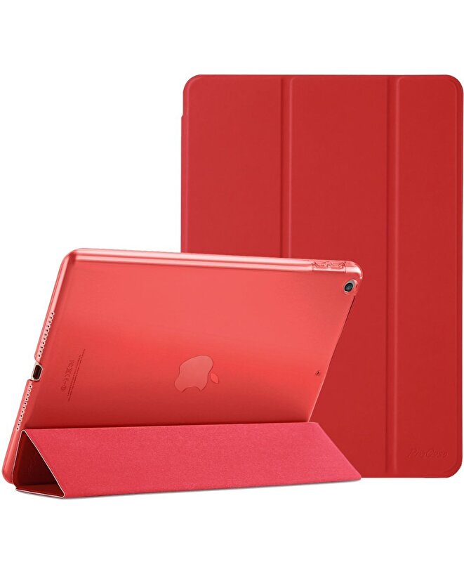 PRO iPad 10.2 inç (9. Nesil) Koruma Kılıfı Kırmızı