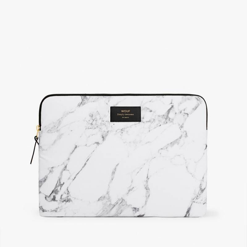 Wouf White Marble 15'' MacBook Pro Case