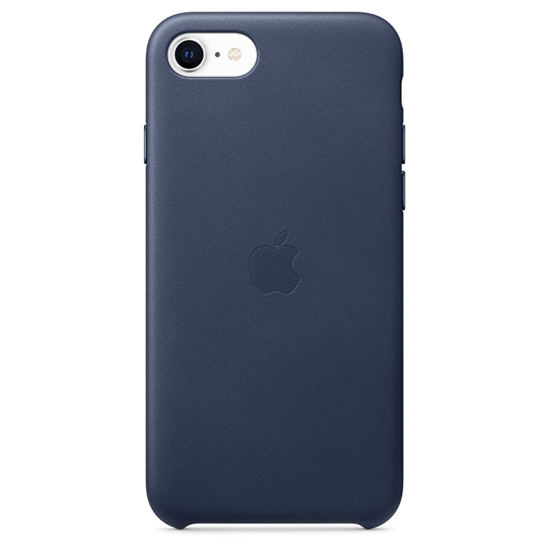 iPhone SE için Deri Kılıf - Gece Mavisi