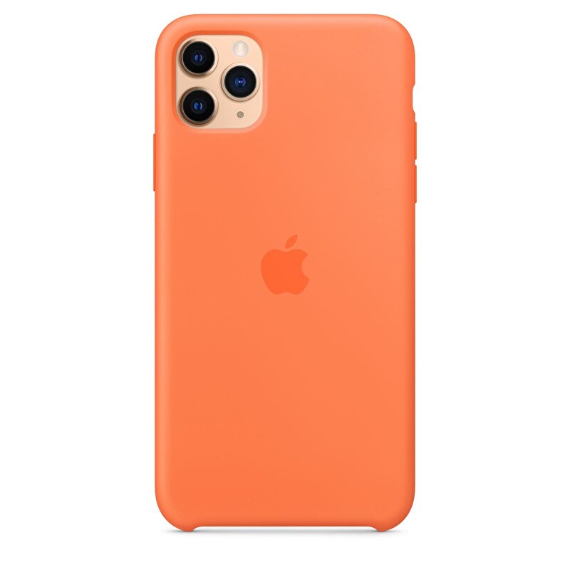 iPhone 11 Pro için Silikon Kılıf - Turuncu