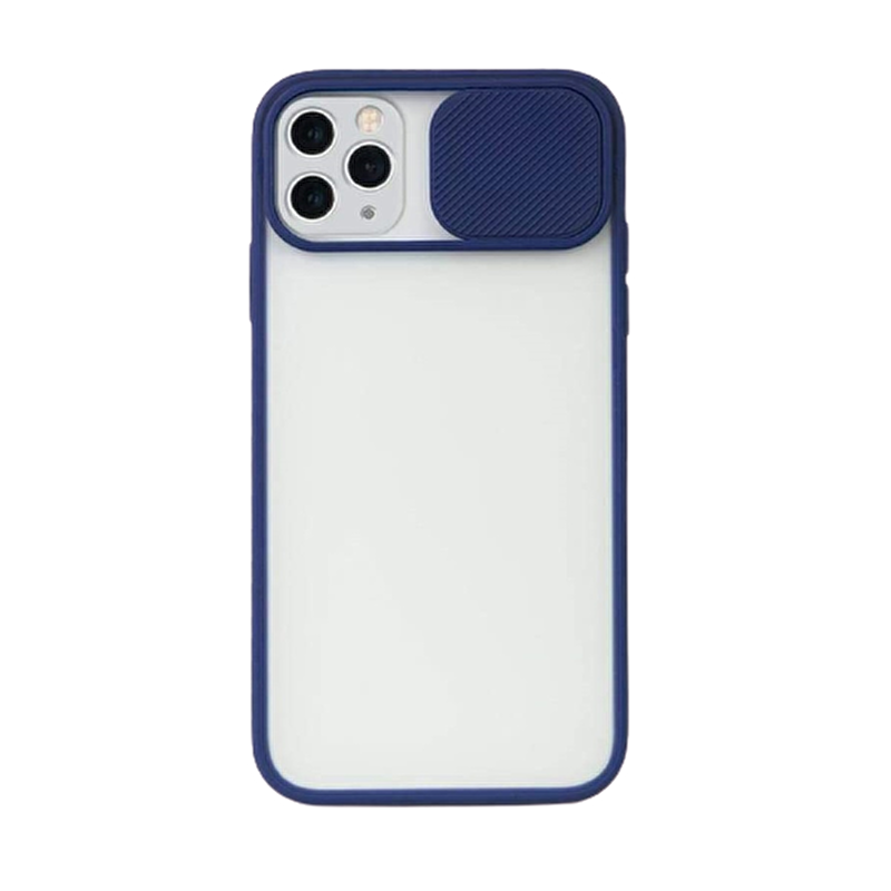 Piili iPhone 11 Pro Max Cam Slide Kılıf - Lacivert