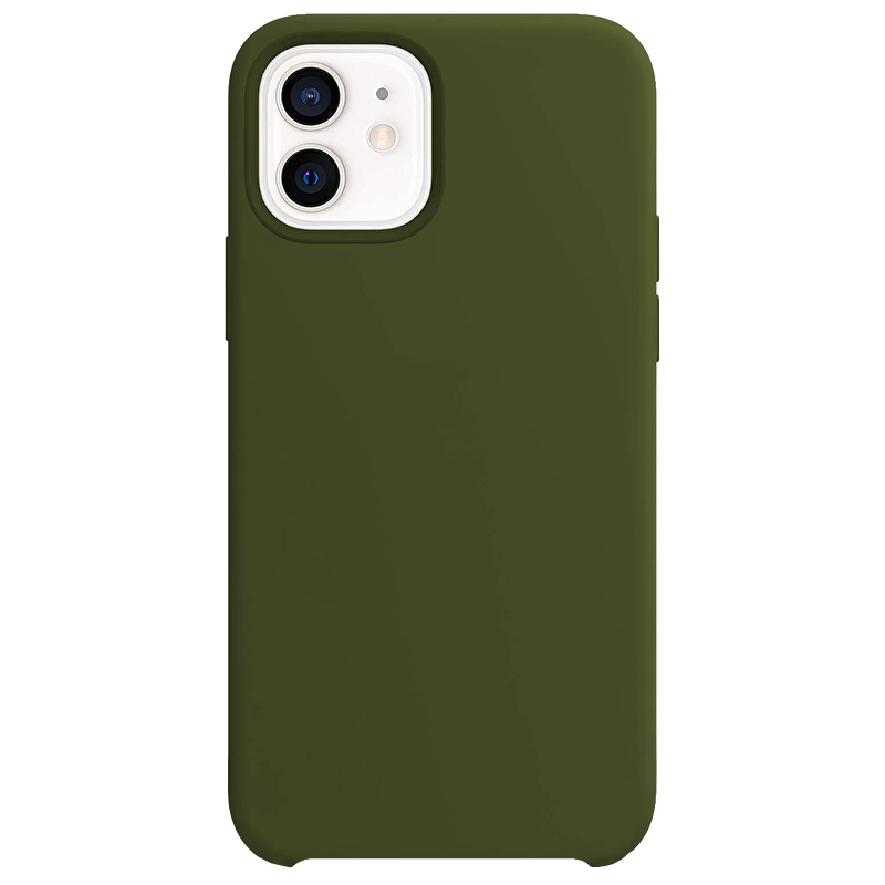Buff iPhone 12 / 12 Pro Rubber Fit Kılıf - Yeşil 6959633411582