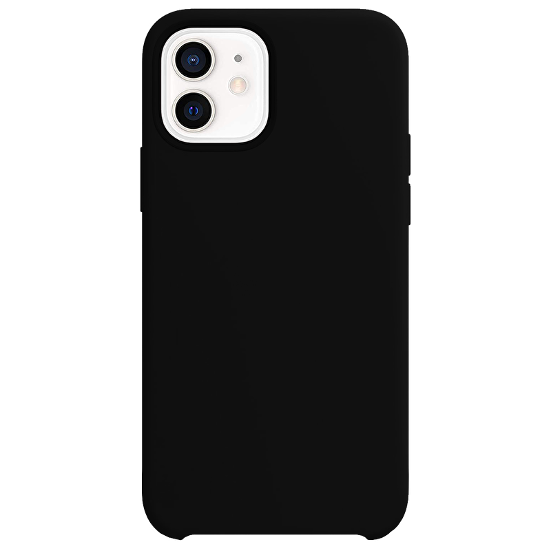 Buff iPhone 12 / 12 Pro Rubber Fit Kılıf - Siyah