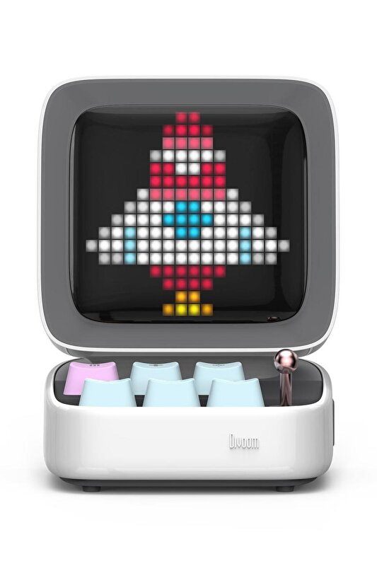Divoom Ditoo Pixel Art Bluetooth Hoparlör - Beyaz