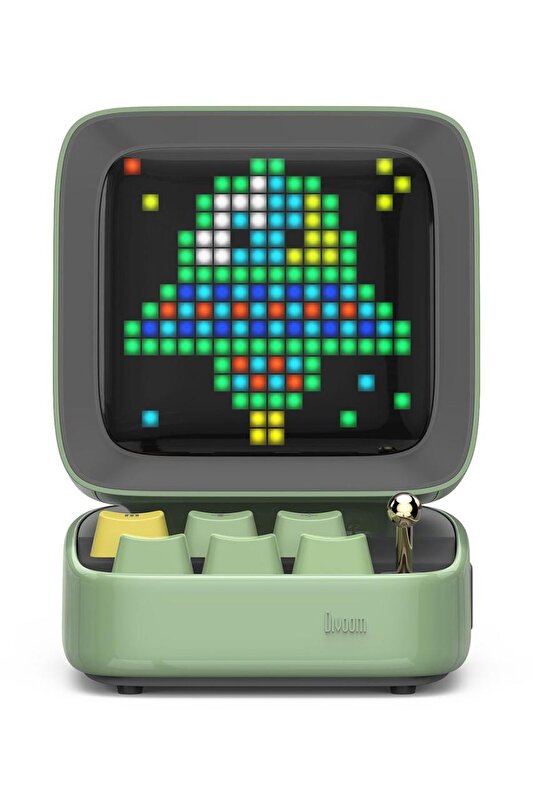 Divoom Ditoo Pixel Art Bluetooth Hoparlör - Yeşil